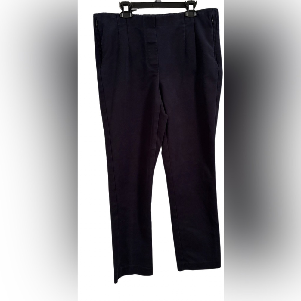 j.jill wearever slim‑leg side‑zip pants size 10